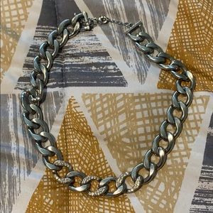 Silver chain necklace